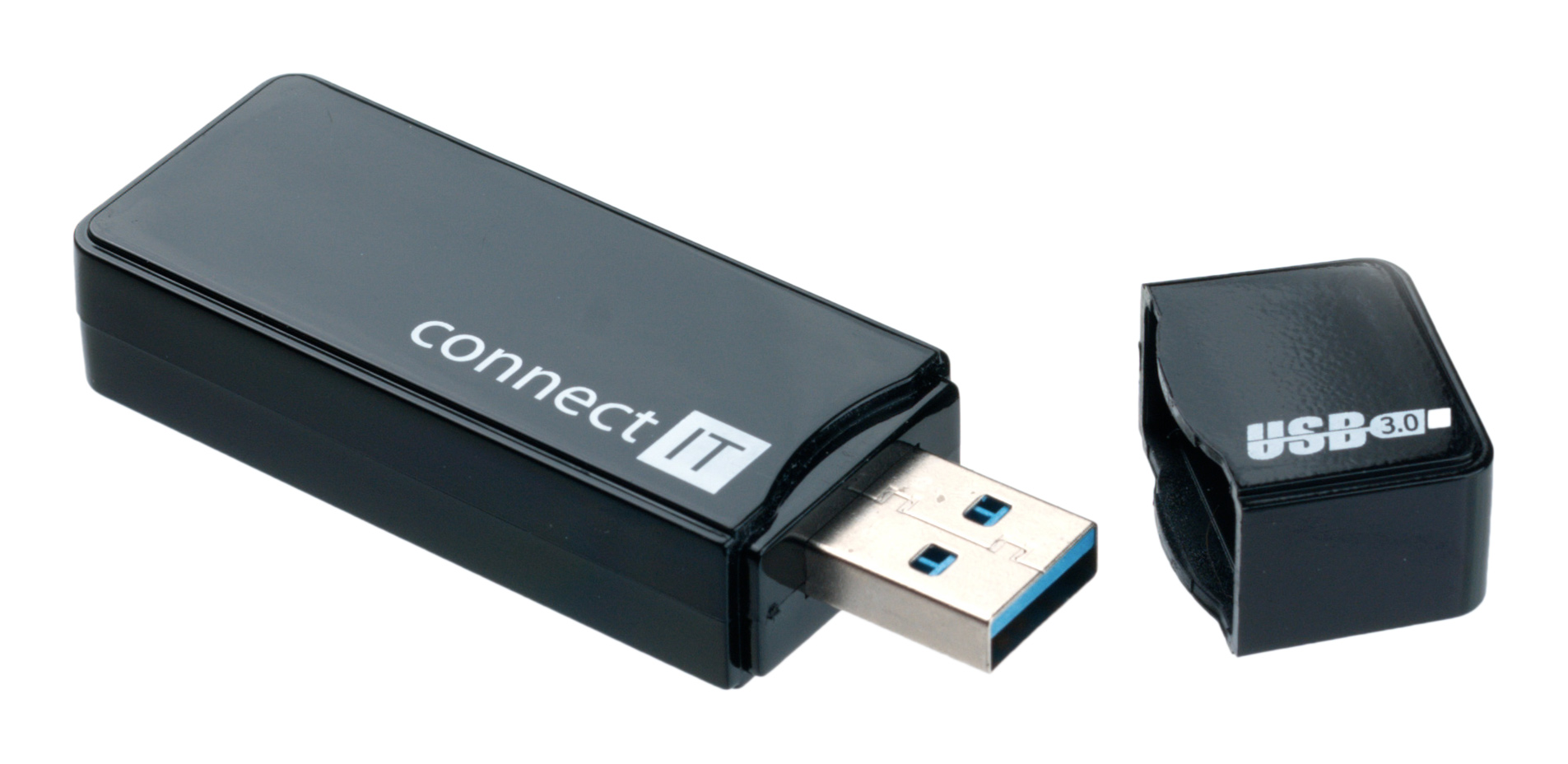 CONNECT IT USB 3.0 čtečka karet GEAR - Černá