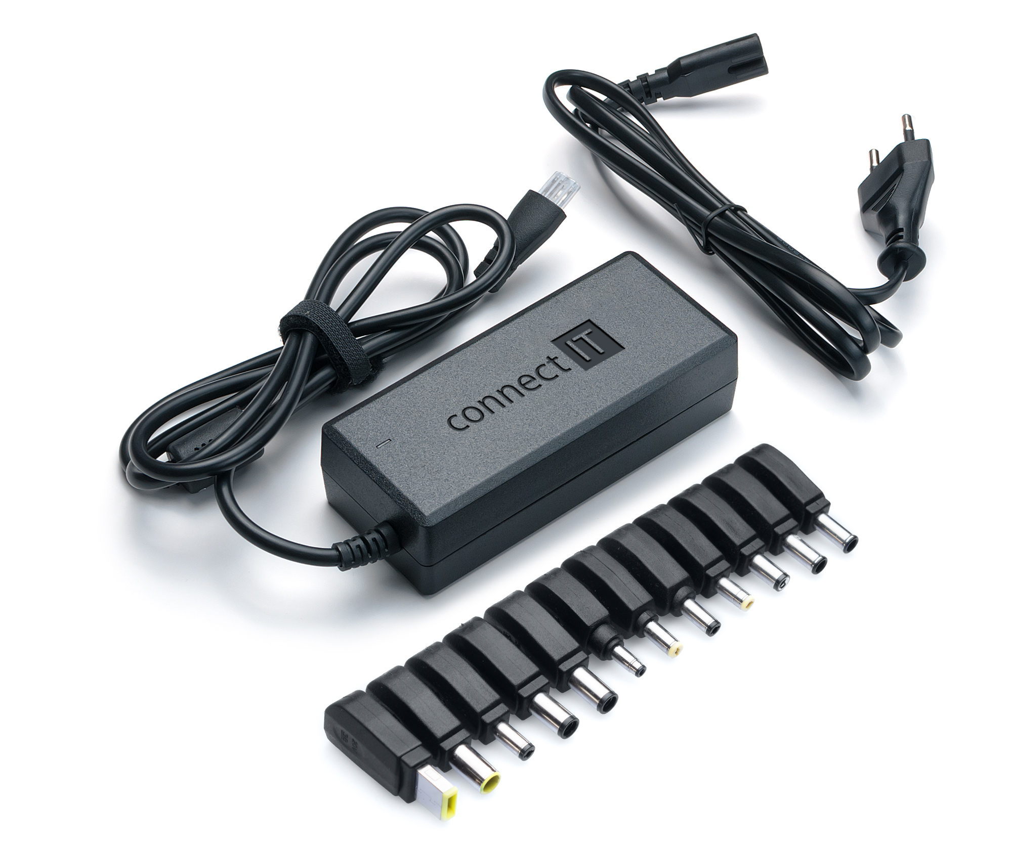 CONNECT IT Notebook Power univerzální notebookový adaptér 70 W - Černá