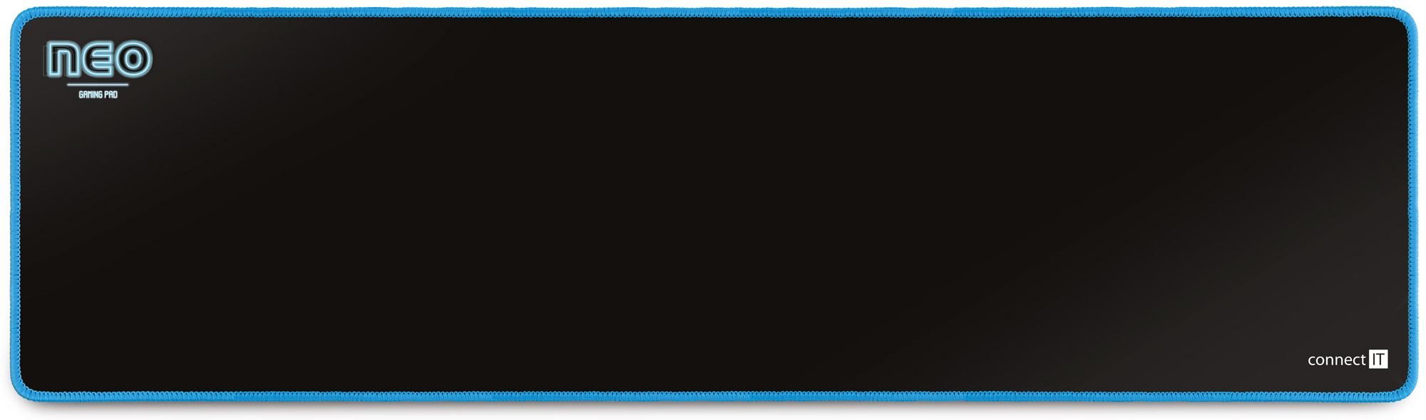 CONNECT IT NEO podložka pod klávesnici a myš, svítící, vel. L (886 × 245 mm) - Černá