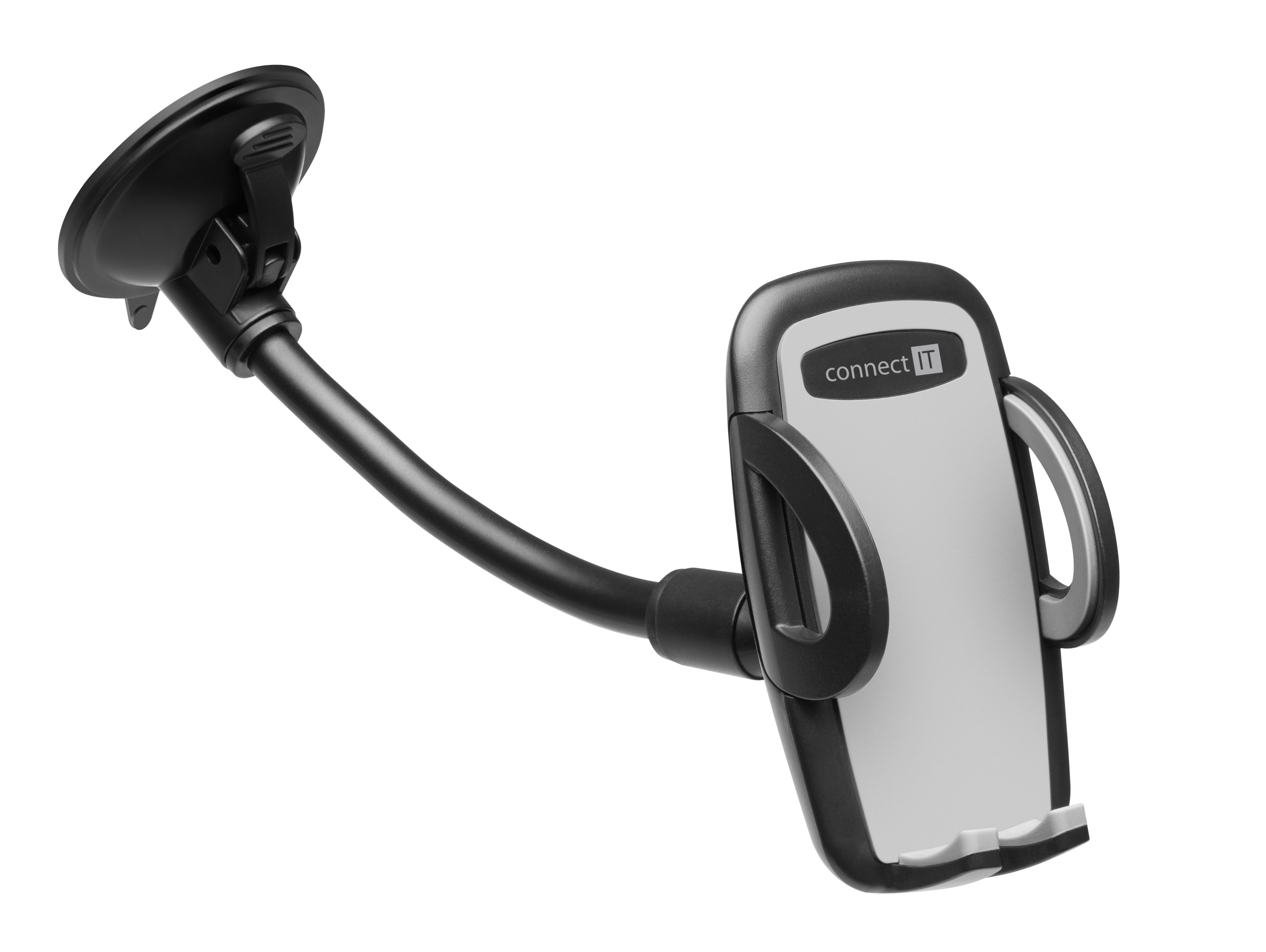 CONNECT IT InCarz univerzální držák na mobilní telefon do auta, dlouhá verze - Černá