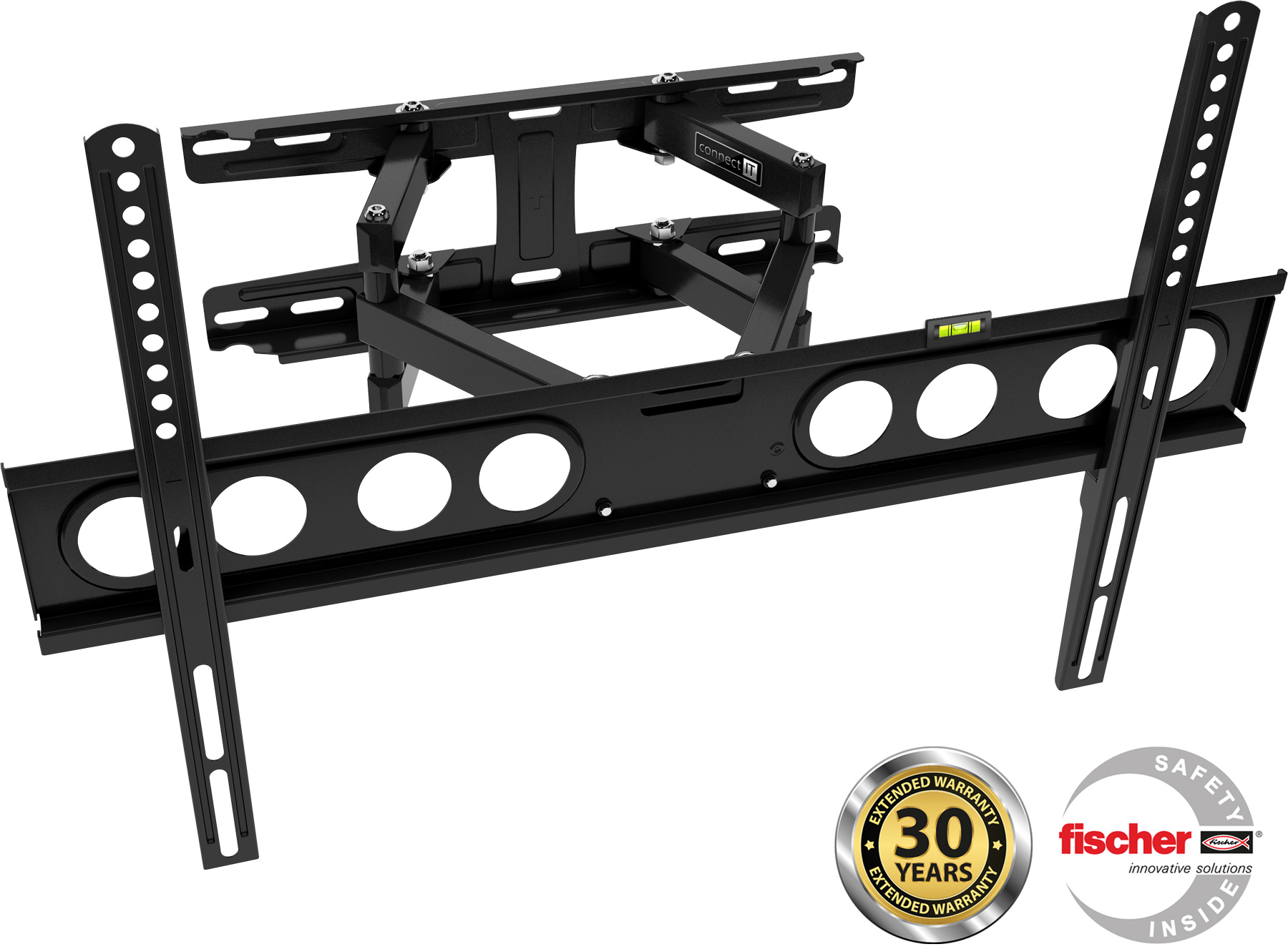 CONNECT IT TitanMove Premium nástěnný držák na obrazovky 32-70", záruka 30 let - Černá