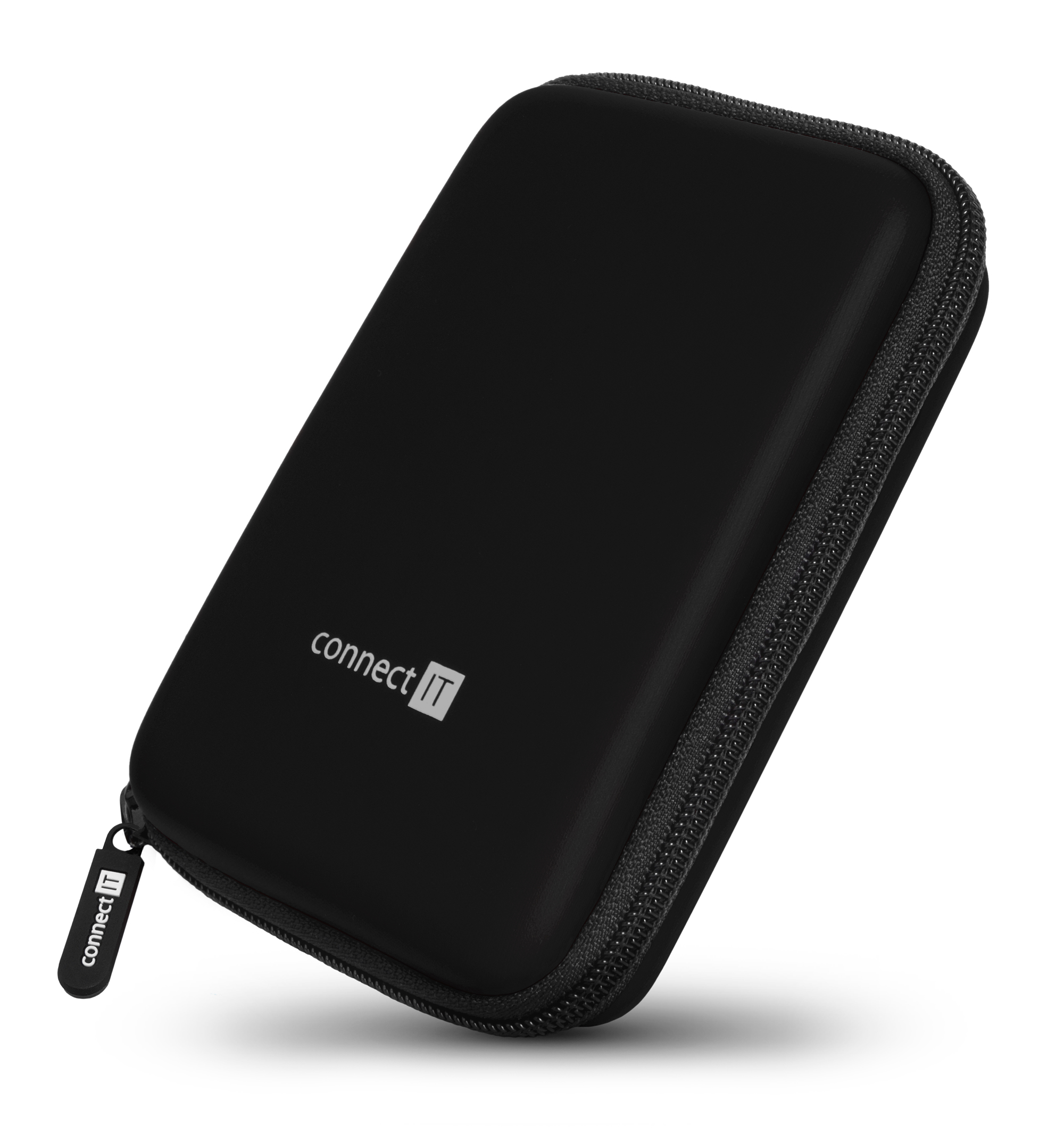 CONNECT IT HardShellProtect pevné skořepinové ochranné pouzdro na 2,5" HDD - Černá