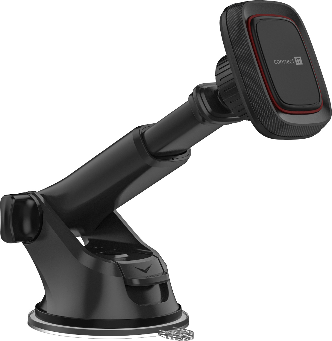 CONNECT IT InCarz 4Strong CARBON univerzální magnetický držák do auta, 4 magnety - Karbonová