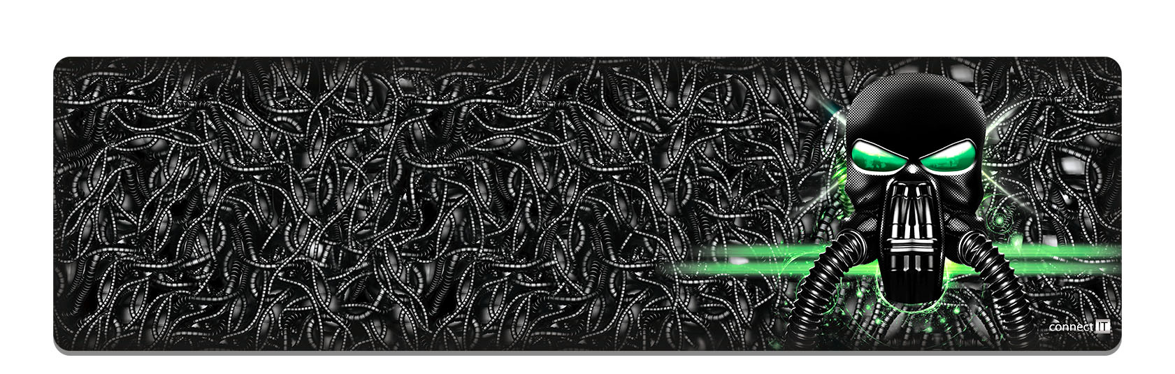 CONNECT IT BATTLE RNBW podložka pod klávesnici a myš, vel. L (886 × 245 mm) - Barevná