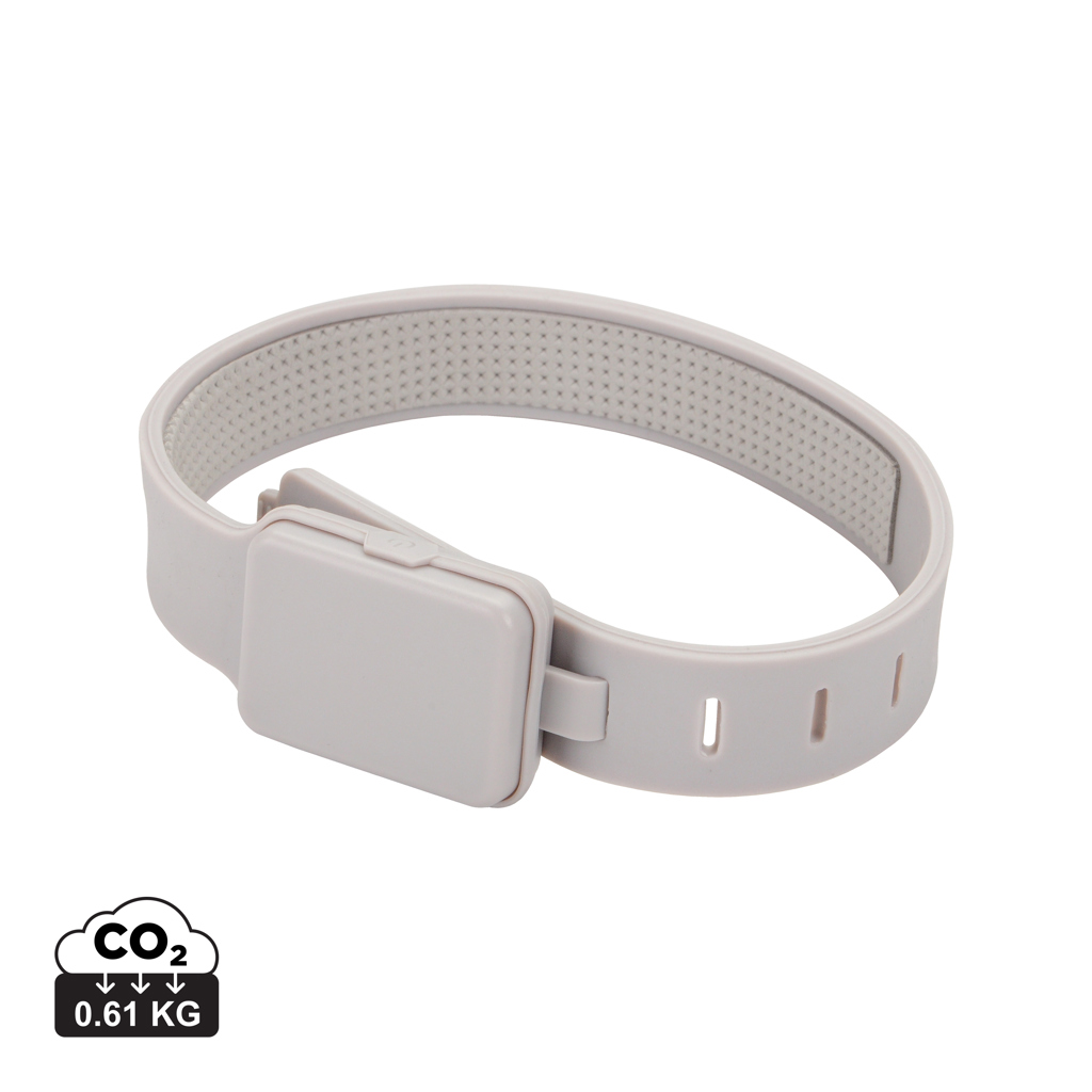 USB LED sportovní svítilna Lumi Sprint z RCS RPET Šedá