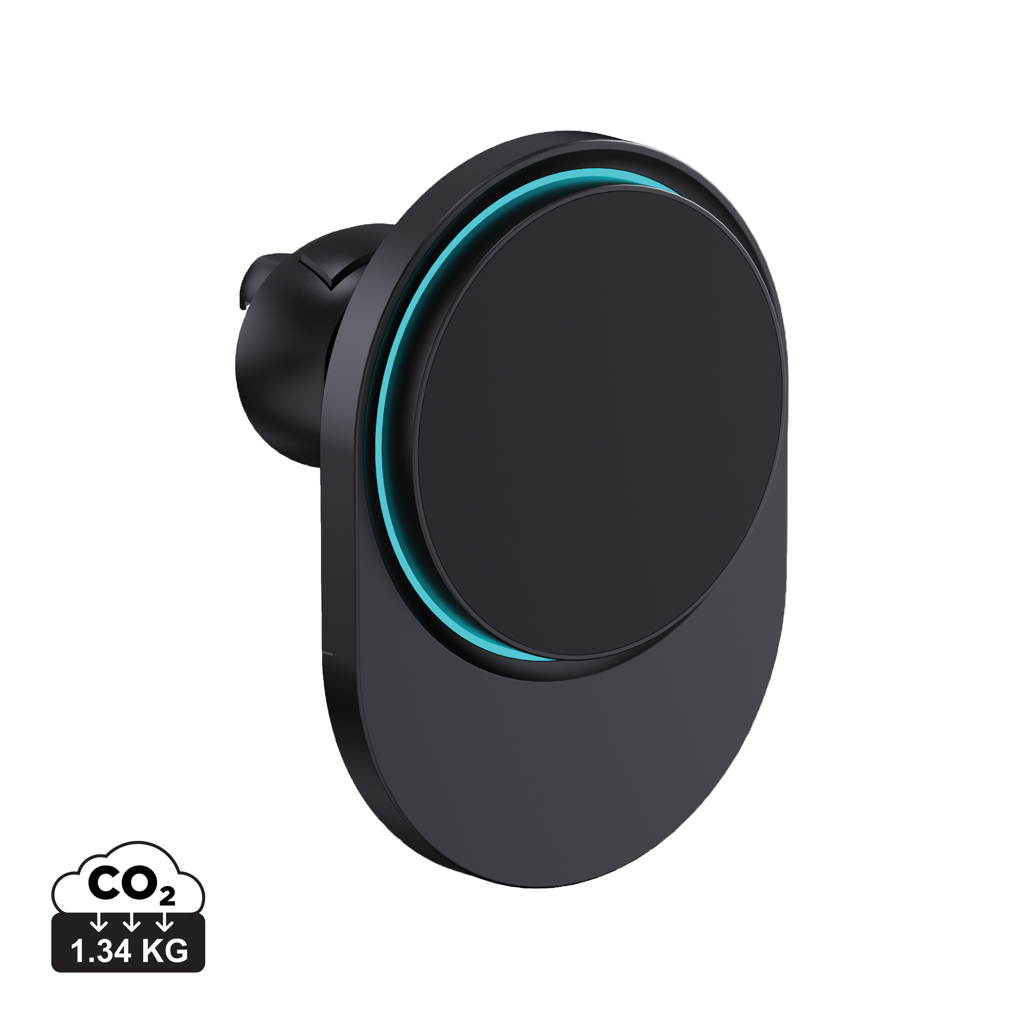 Magnetický nabíjecí držák do auta PowerCruze 15W z RCS RPET Černá