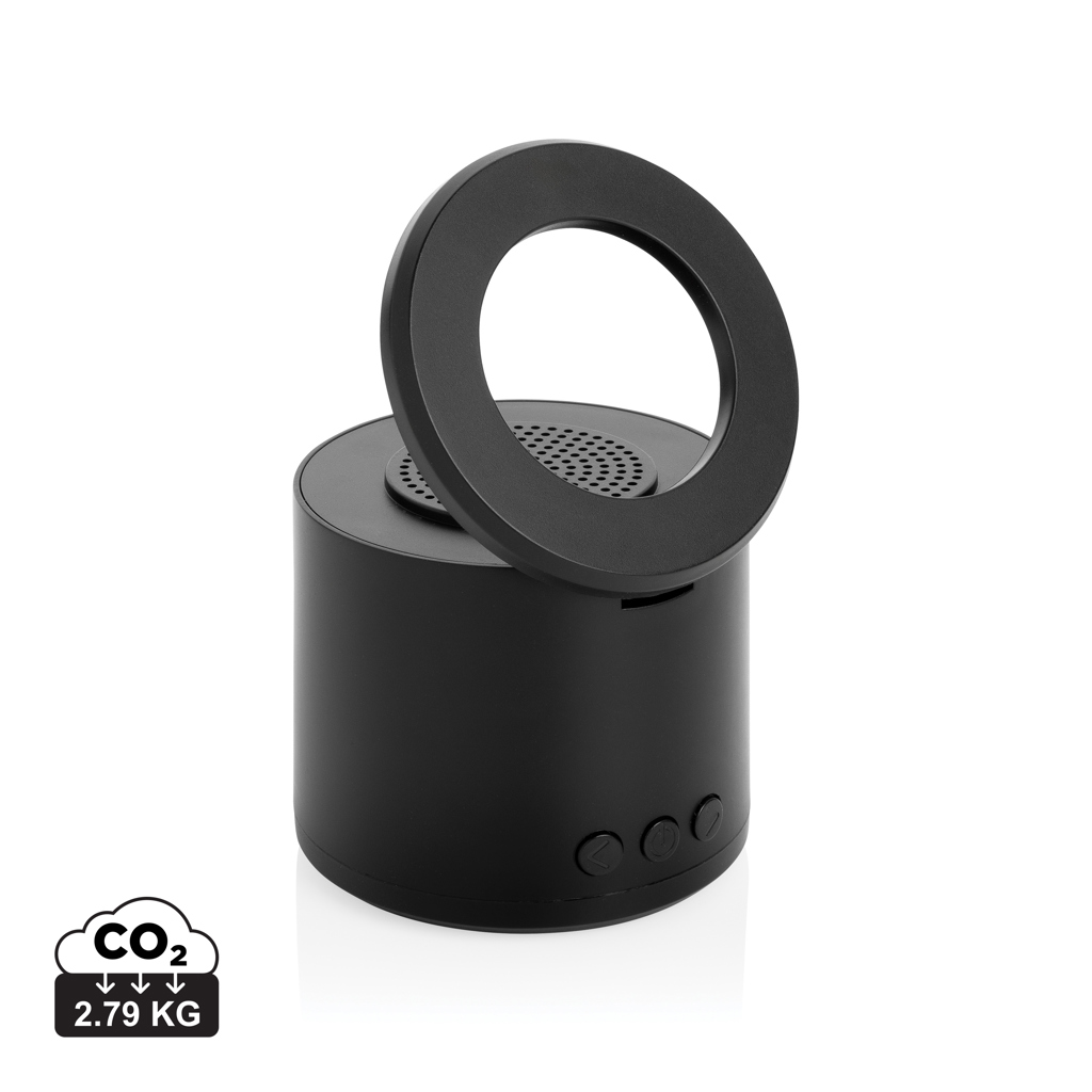 Reproduktor 3W s magnetickým držákem Magpulse z RCS RPET Černá