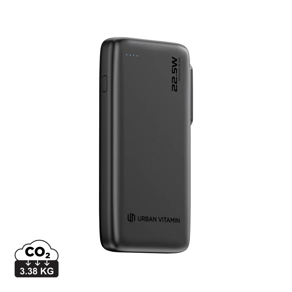 Powerbanka Emeryville 20W Urban Vitamin Emeryville 10 000mAh Černá