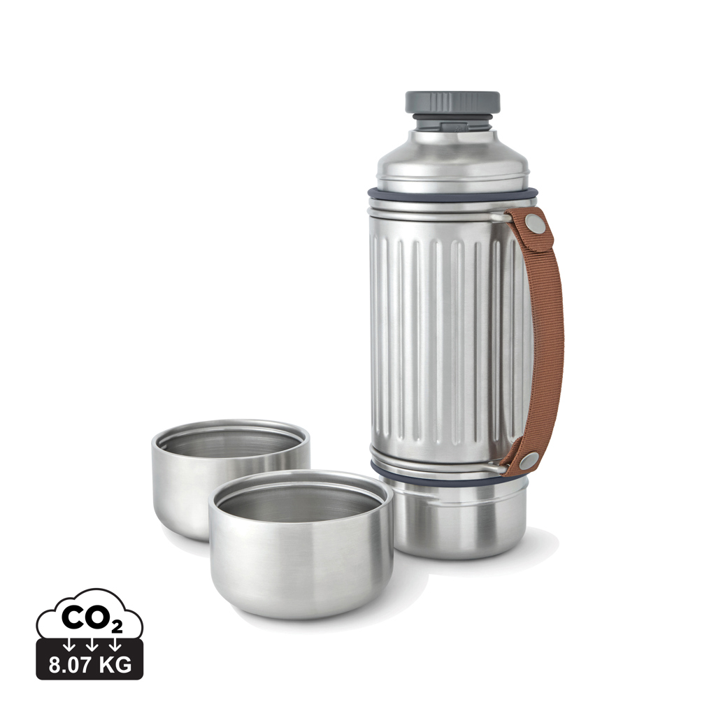 Termoláhev Explorer Duo 1L Black+Blum Šedá