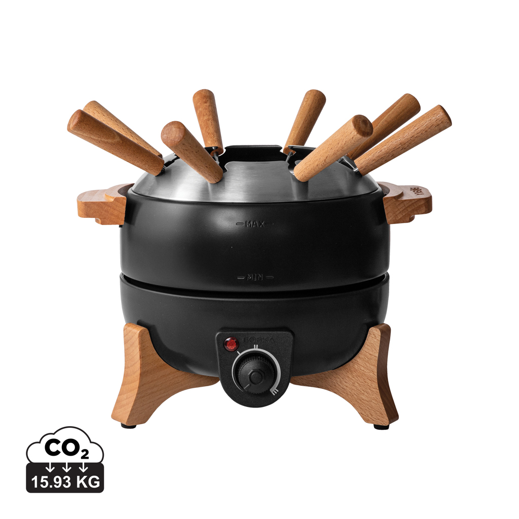 Elektrická sada fondue BOSKA - 2,3 l (EU typ F) Černá