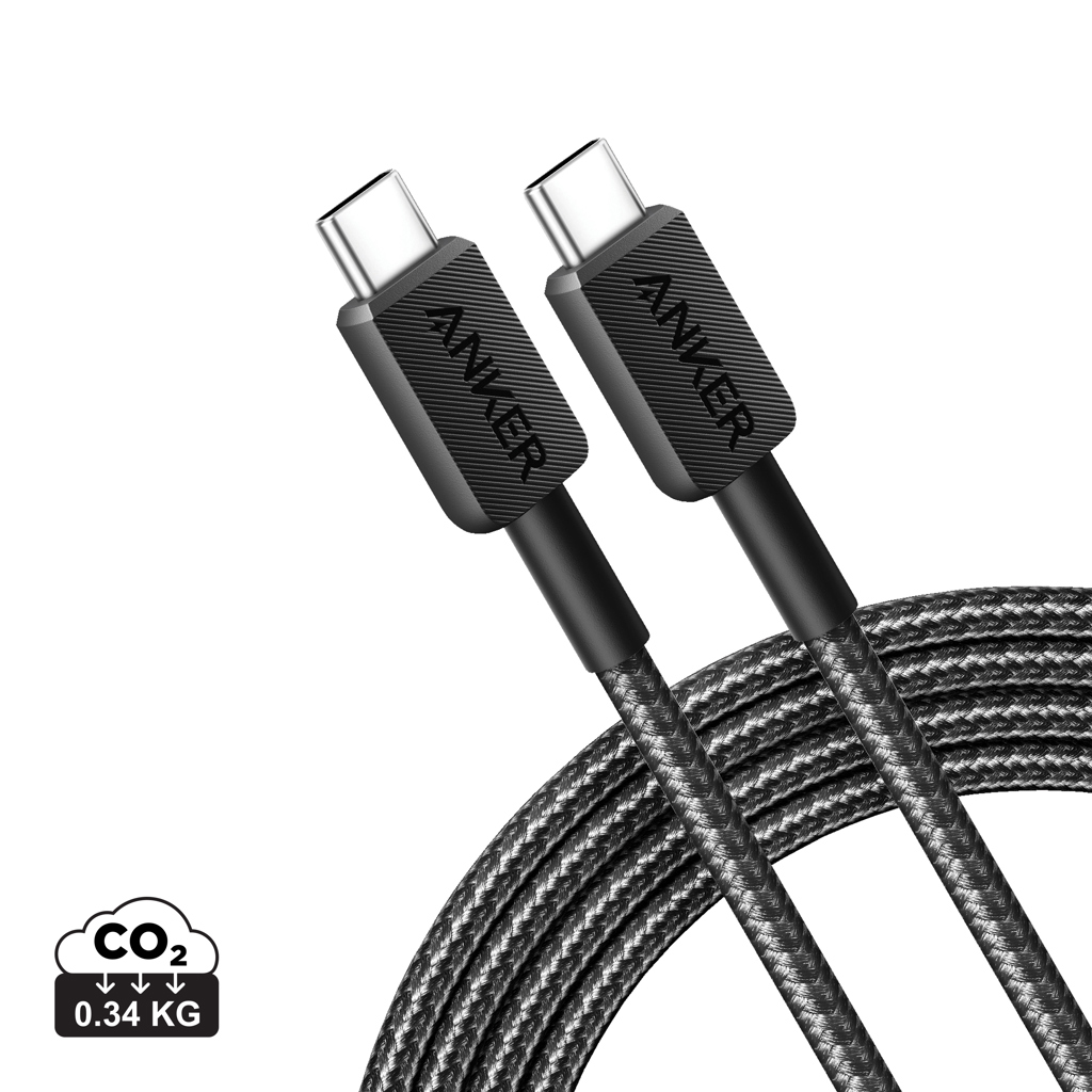 Nabíječka Anker USB-C na USB-C 1,8m 60W Šedá, Černá