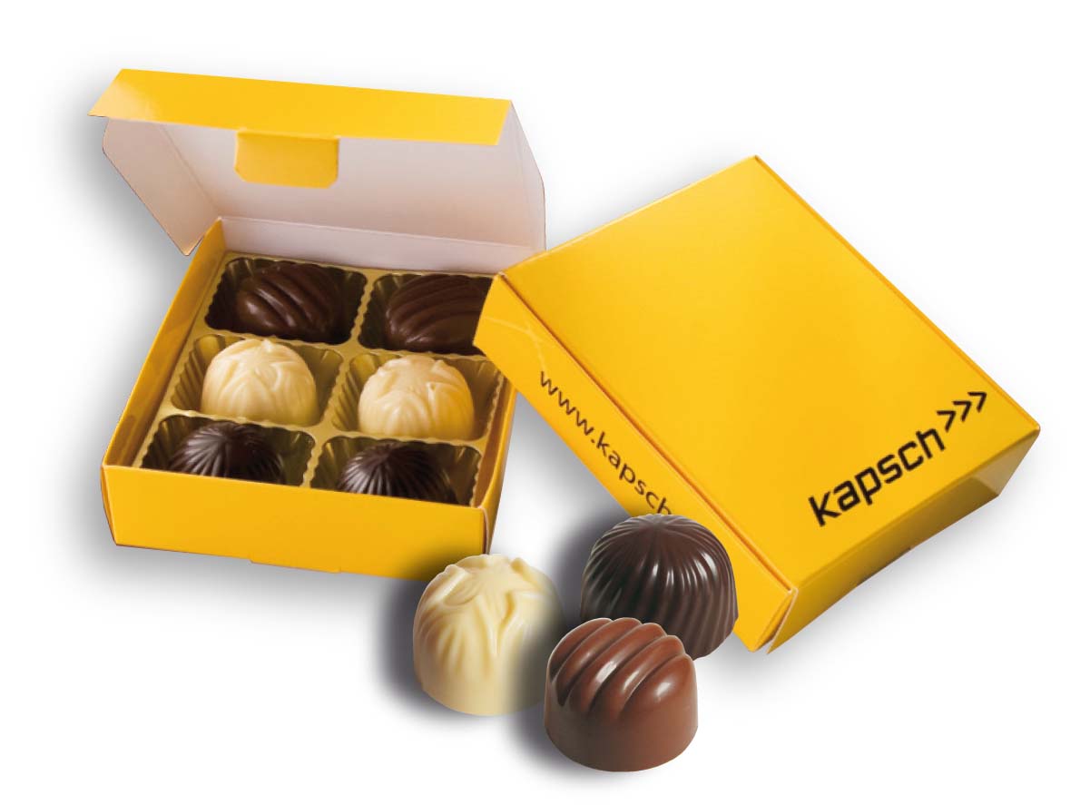 Minibonboniéra s reklamním potiskem, 66 g