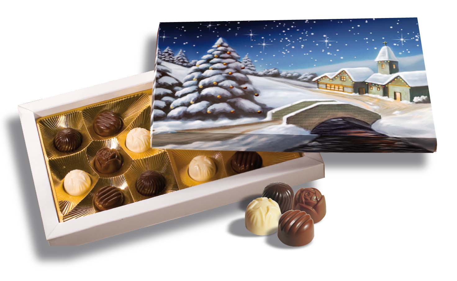 Bonboniéra s reklamním potiskem, 160 g