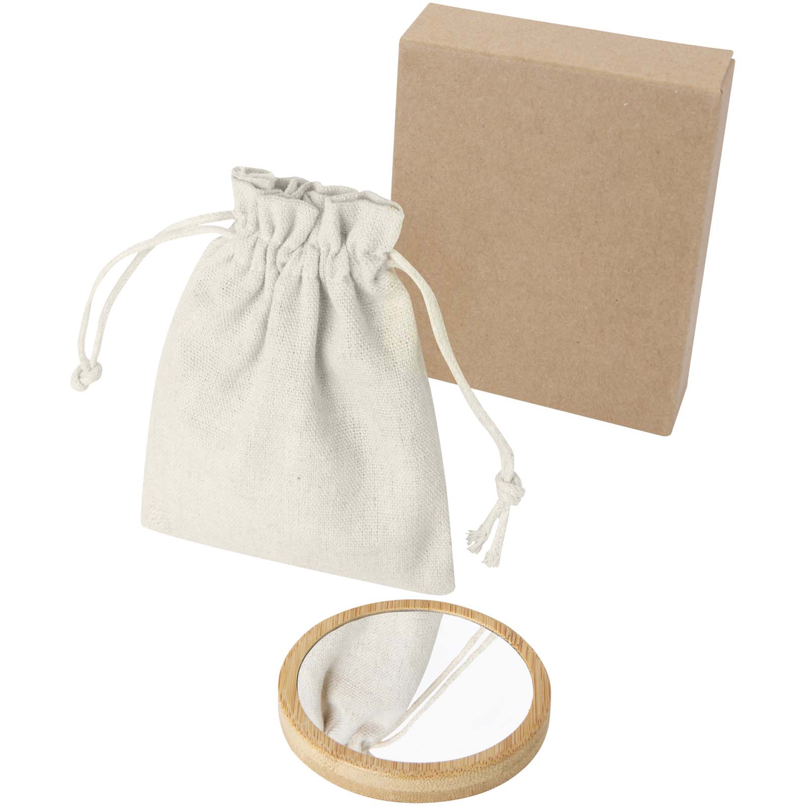 Hřeben a kartáč Unbranded Bambusové zrcátko Lustre Natural