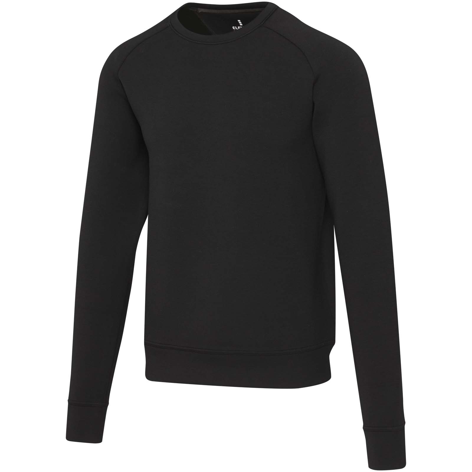 Pánský svetr Elevate Life Yukon unisex sportovní svetr s kulatým výstřihem Solid black