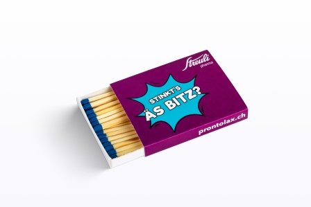 Klasické zápalky ve slim krabičce - vícebarevná