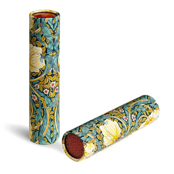 Dlouhé zápalky v papírovém tubusu - vícebarevná