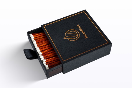 Dlouhé zápalky v luxusní krabičce - vícebarevná