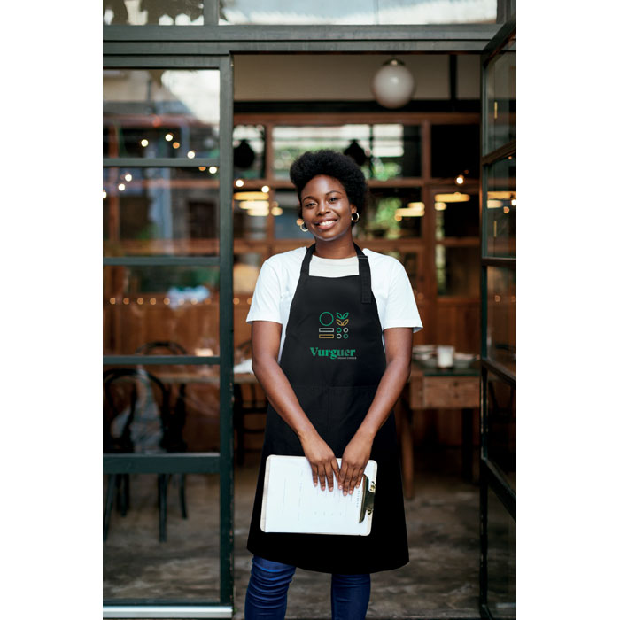 Dlouhá zástěra GALA - černá