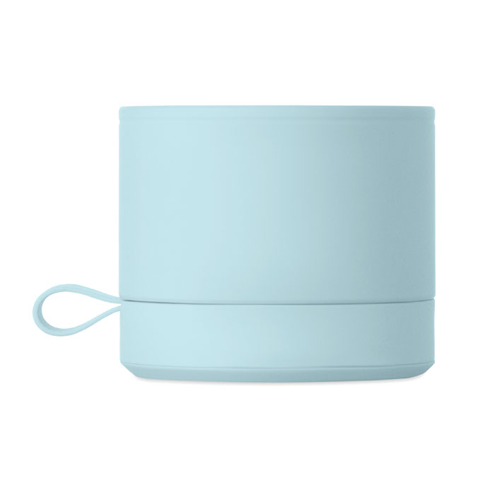 Kovový bezdrátový reproduktor RECAR - krémově modrá