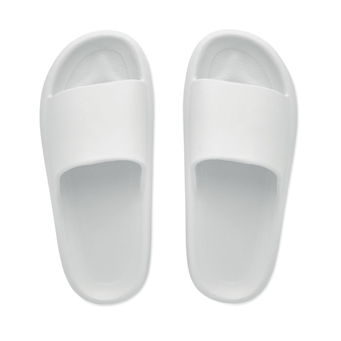 Pantofle EVASLIDE 40-41 - bílá