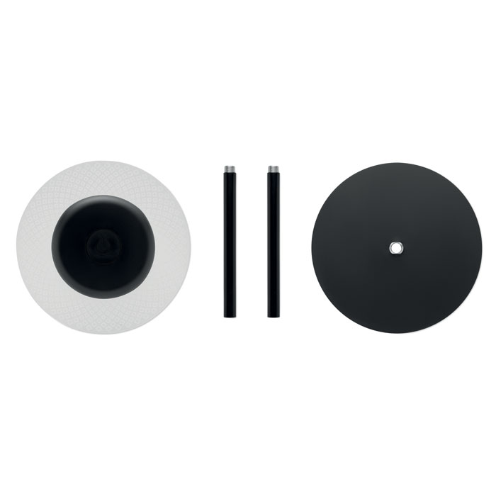 Dobíjecí stolní lampa LOUNGE - černá