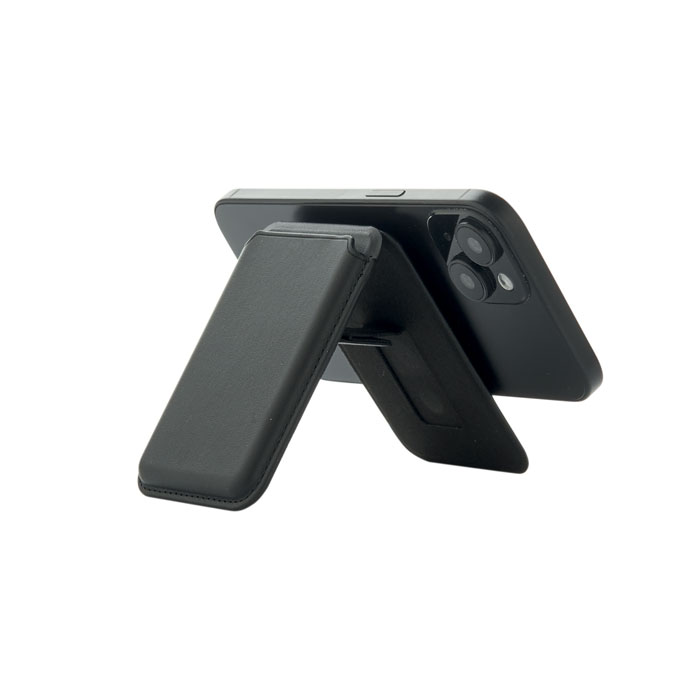 Magnetické pouzdro na karty KARTA STAND - černá