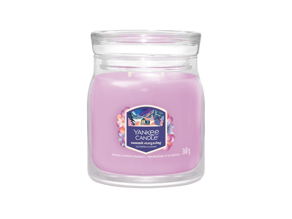 Svíčka Yankee Candle Signature, sklo střední, 2 knoty - Summit Stargazing