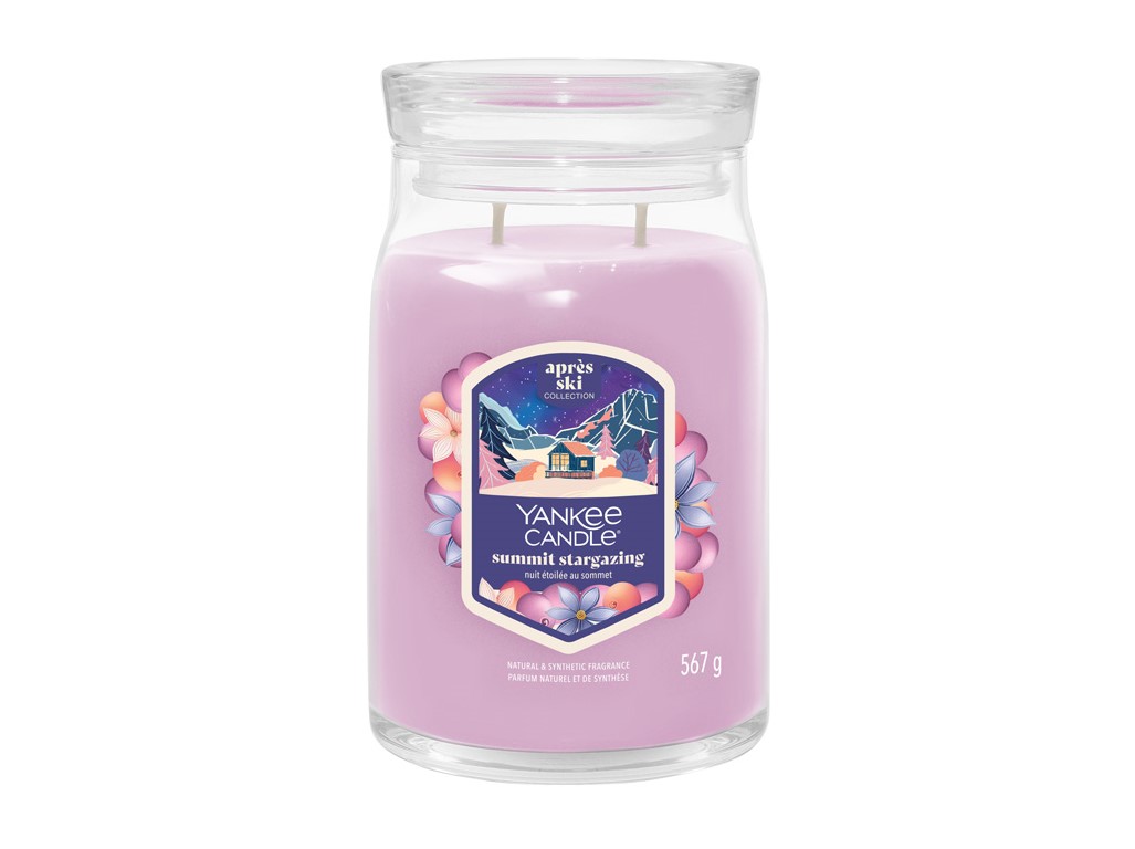 Svíčka Yankee Candle Signature, sklo velké, 2 knoty - Summit Stargazing