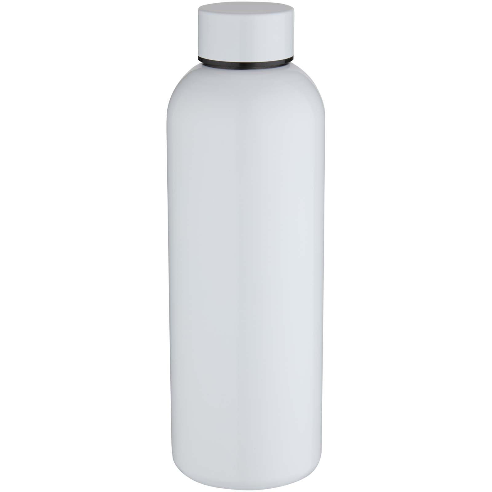 Jednostěnná nerezová lahev na vodu Spring se sublimačním potiskem, 750 ml, White
