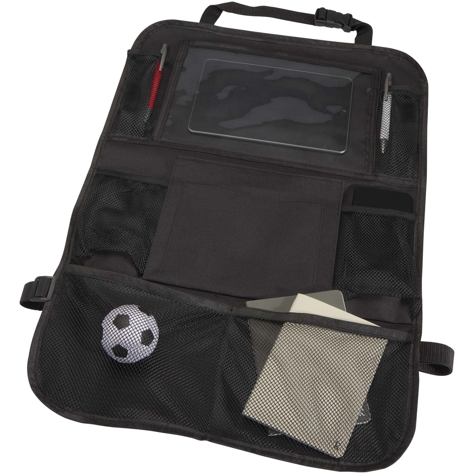 Organizér na zadní sedadlo auta Lex, Solid black