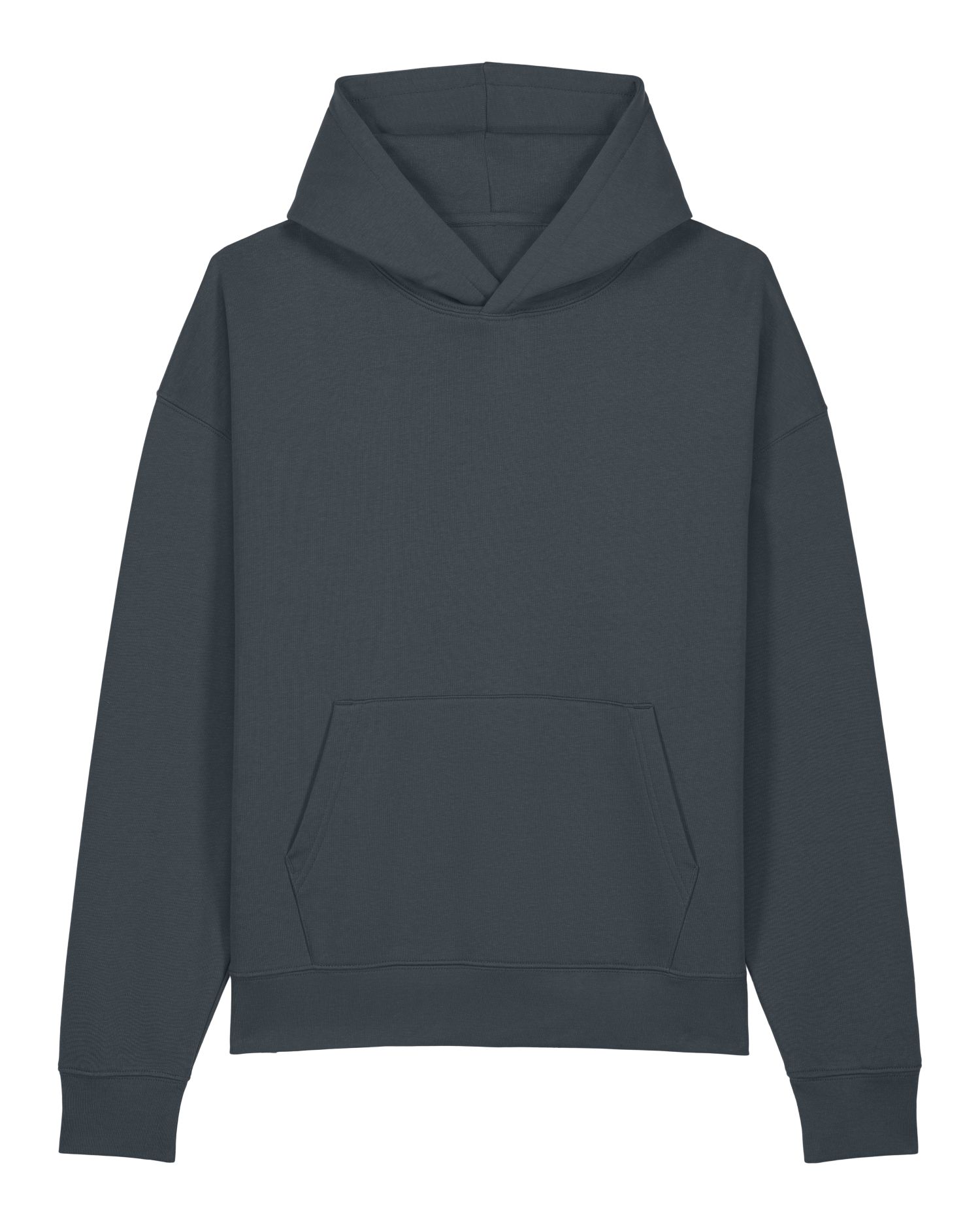 Pánská mikina s klokankou Stanley & Stella Chaser - india ink grey,