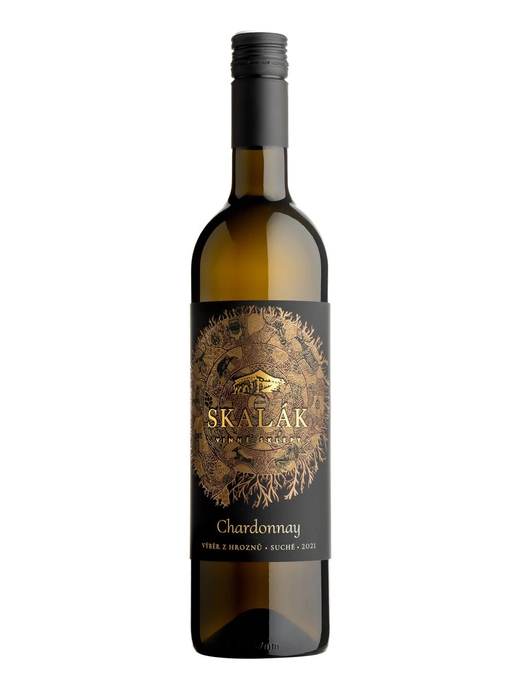 Bílé víno Chardonnay, výběr z hroznů 2023, suché