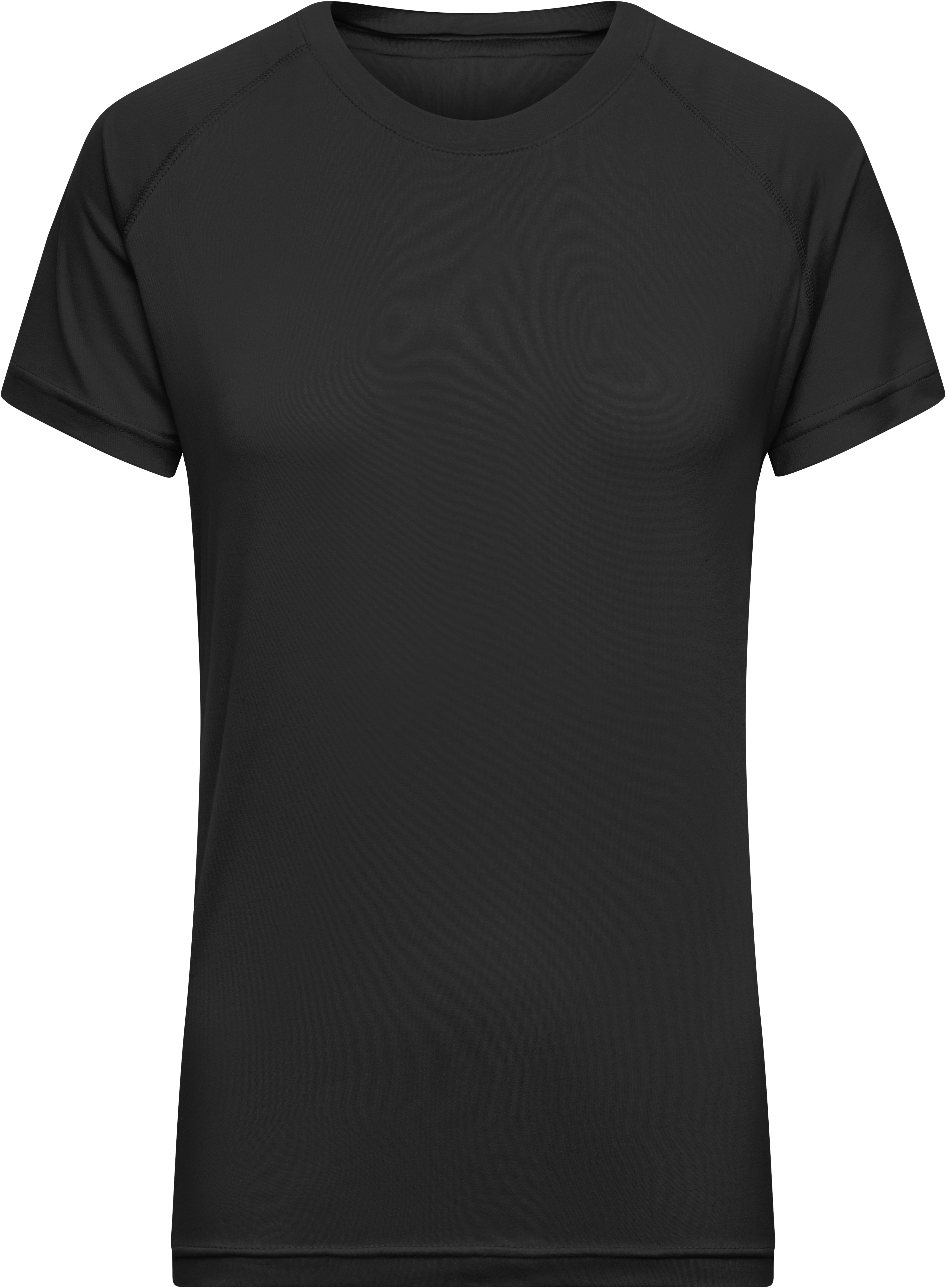 Dámské tričko s krátkým rukávem James&Nicholson JN519 - black,