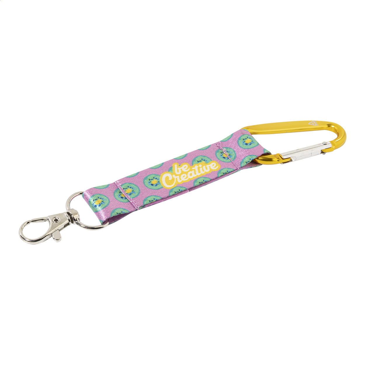 SuboRing Double RPET přívěšek na klíče na zakázku Žlutá