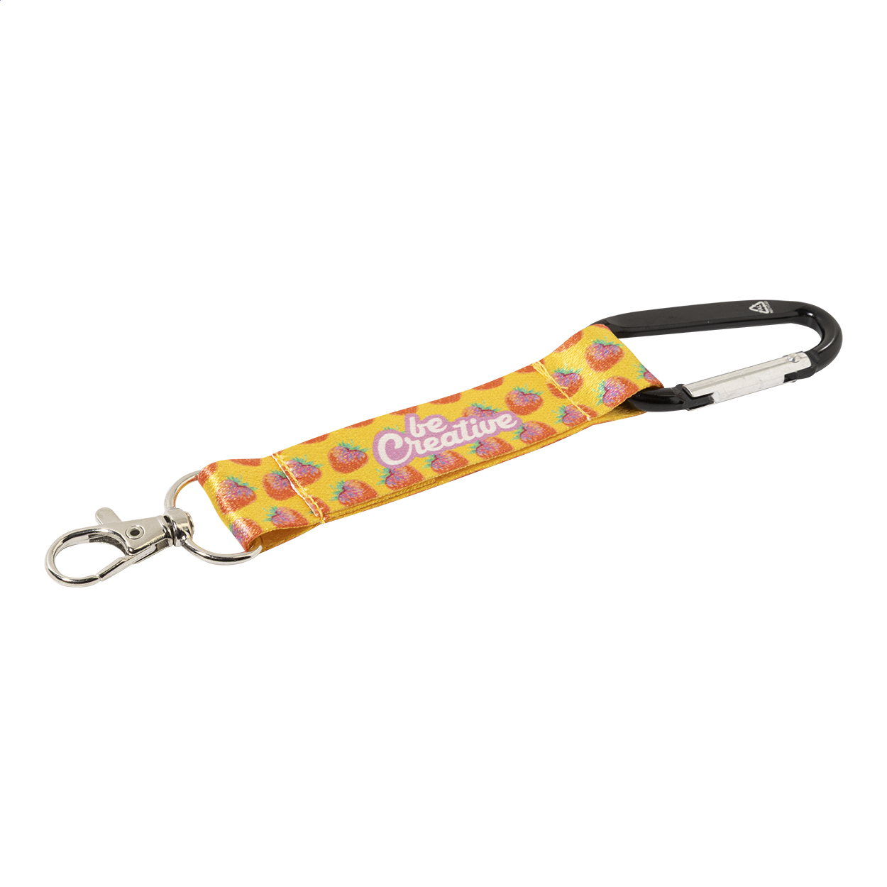 SuboRing Double RPET přívěšek na klíče na zakázku Černá