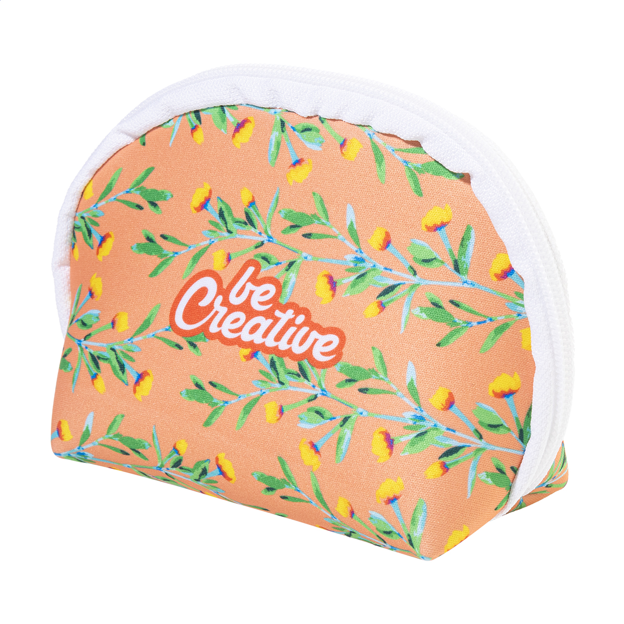 CreaBeauty Soft S kosmetická taštička z RPET na zakázku Bílá