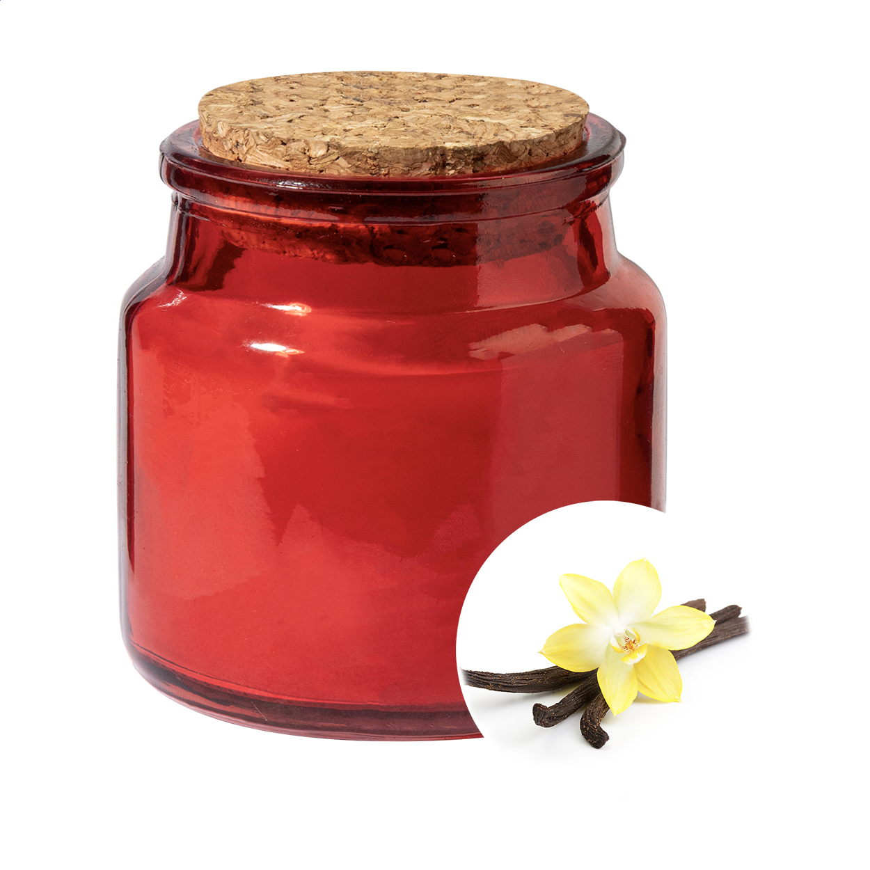 Corbama svíčka Červená