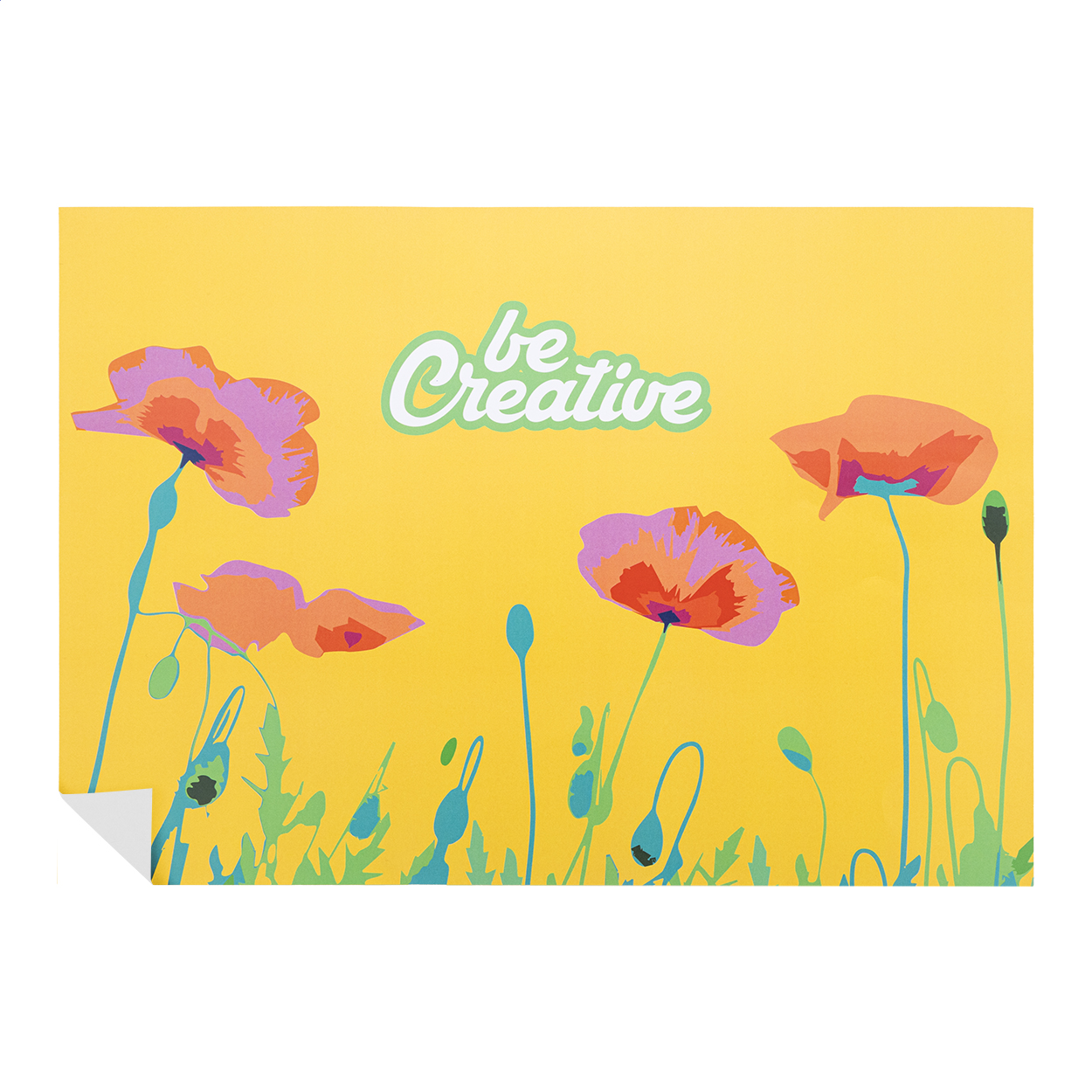 Announce A3 papírový plakát na zakázku Bílá