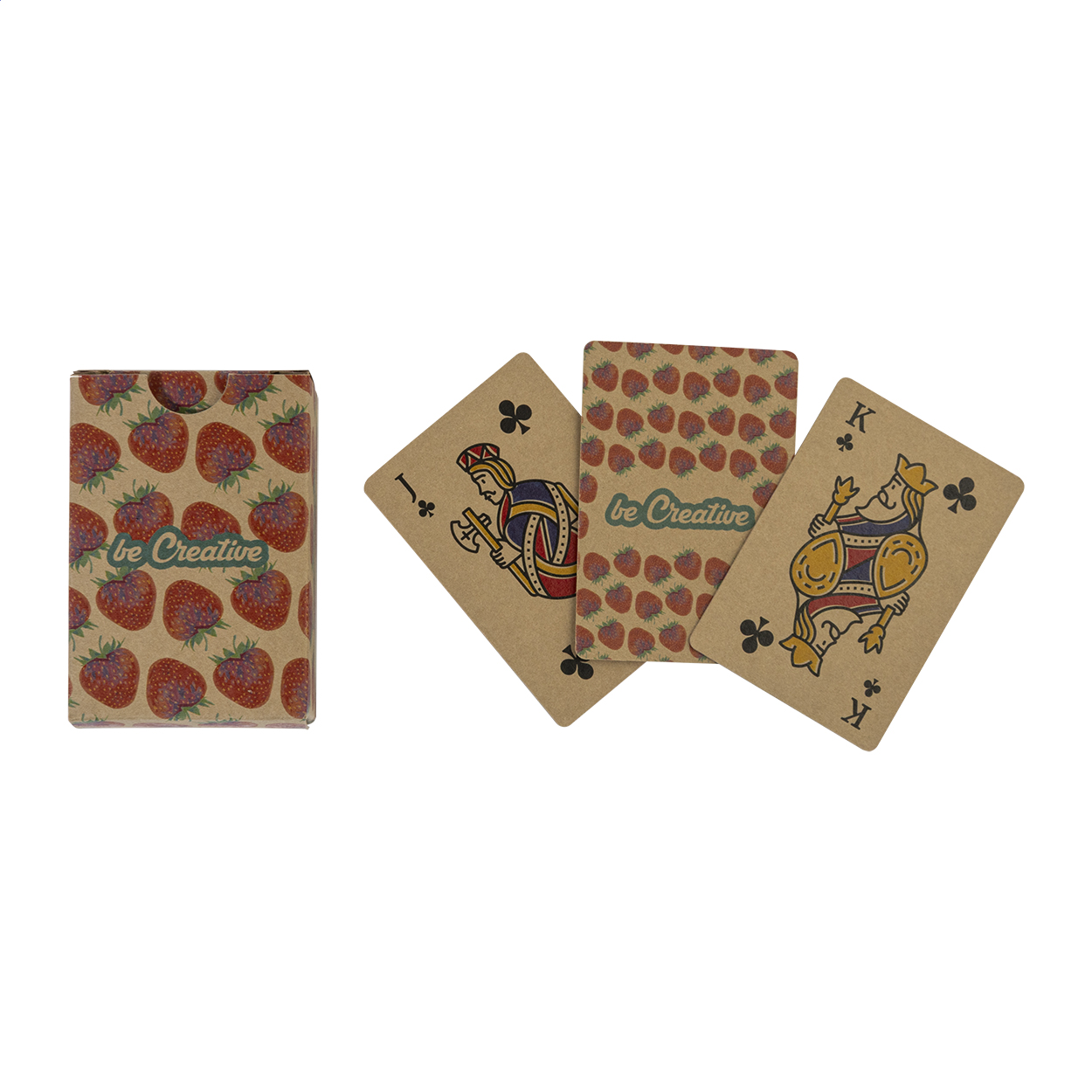 CreaCard Pocket Eco hrací karty na zakázku Přírodní