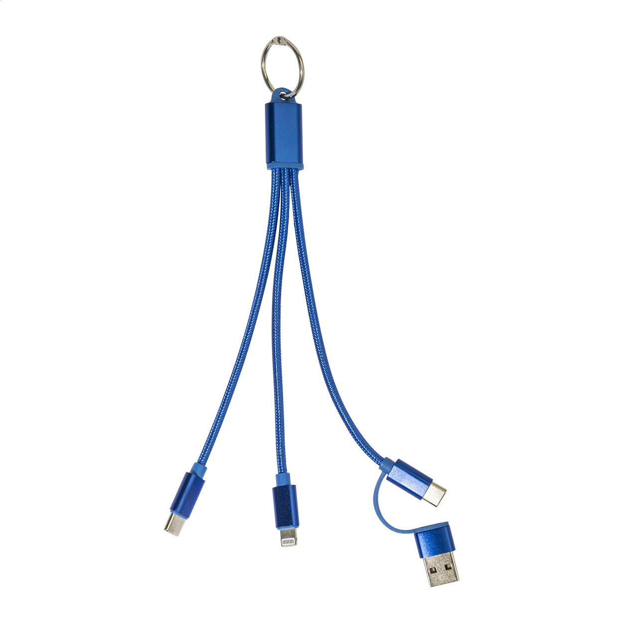 Rafob nabíjecí kabel s přívěškem na klíče Modrá