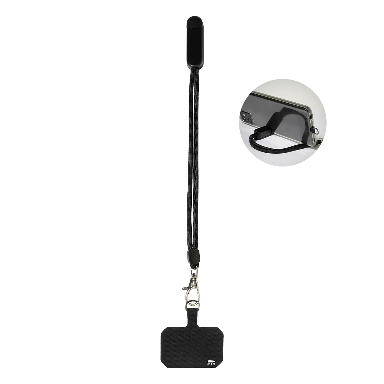 CuffStand náramek z RPET s držákem na mobil