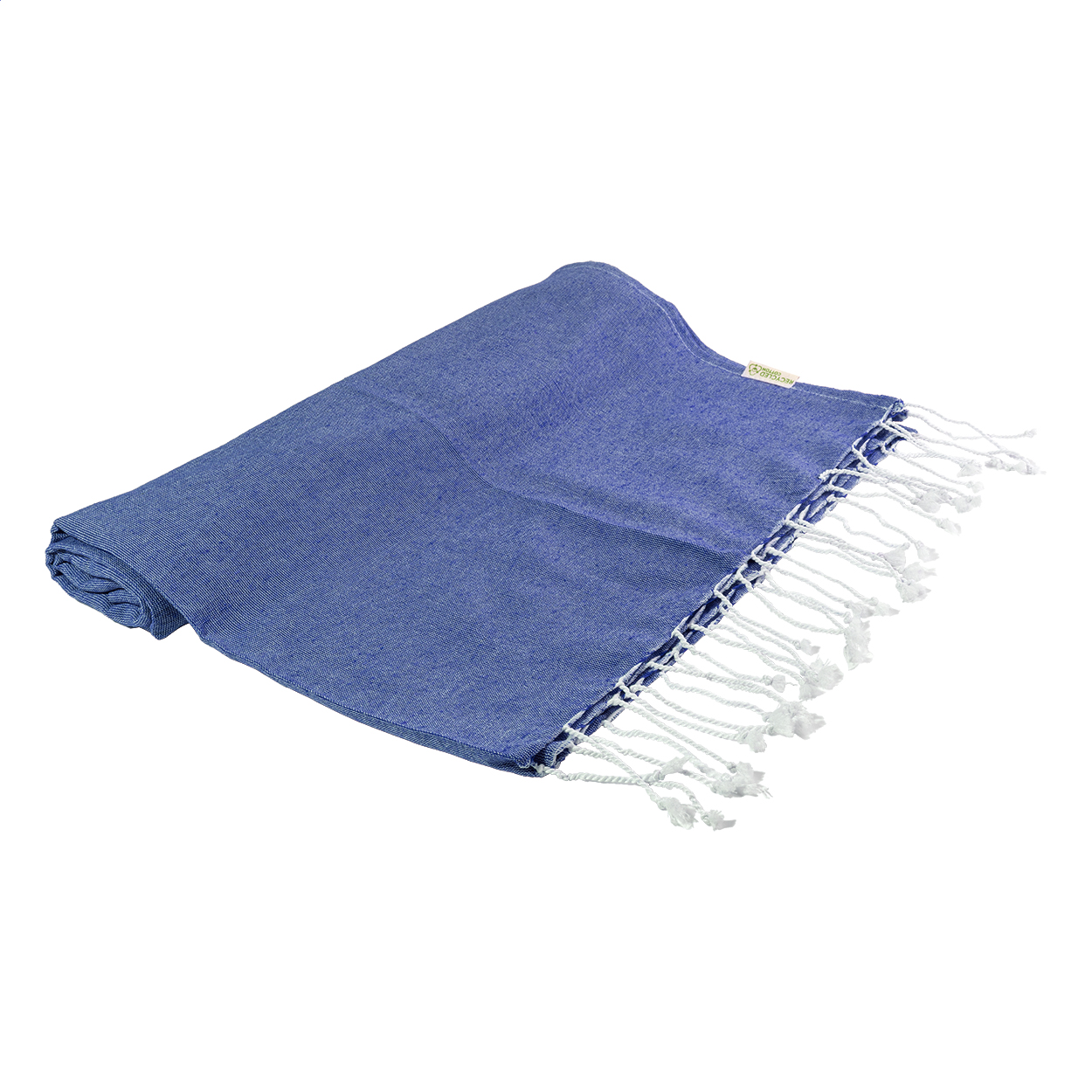 Aruba plážový ručník z recyklované bavlny Tmavě modrá