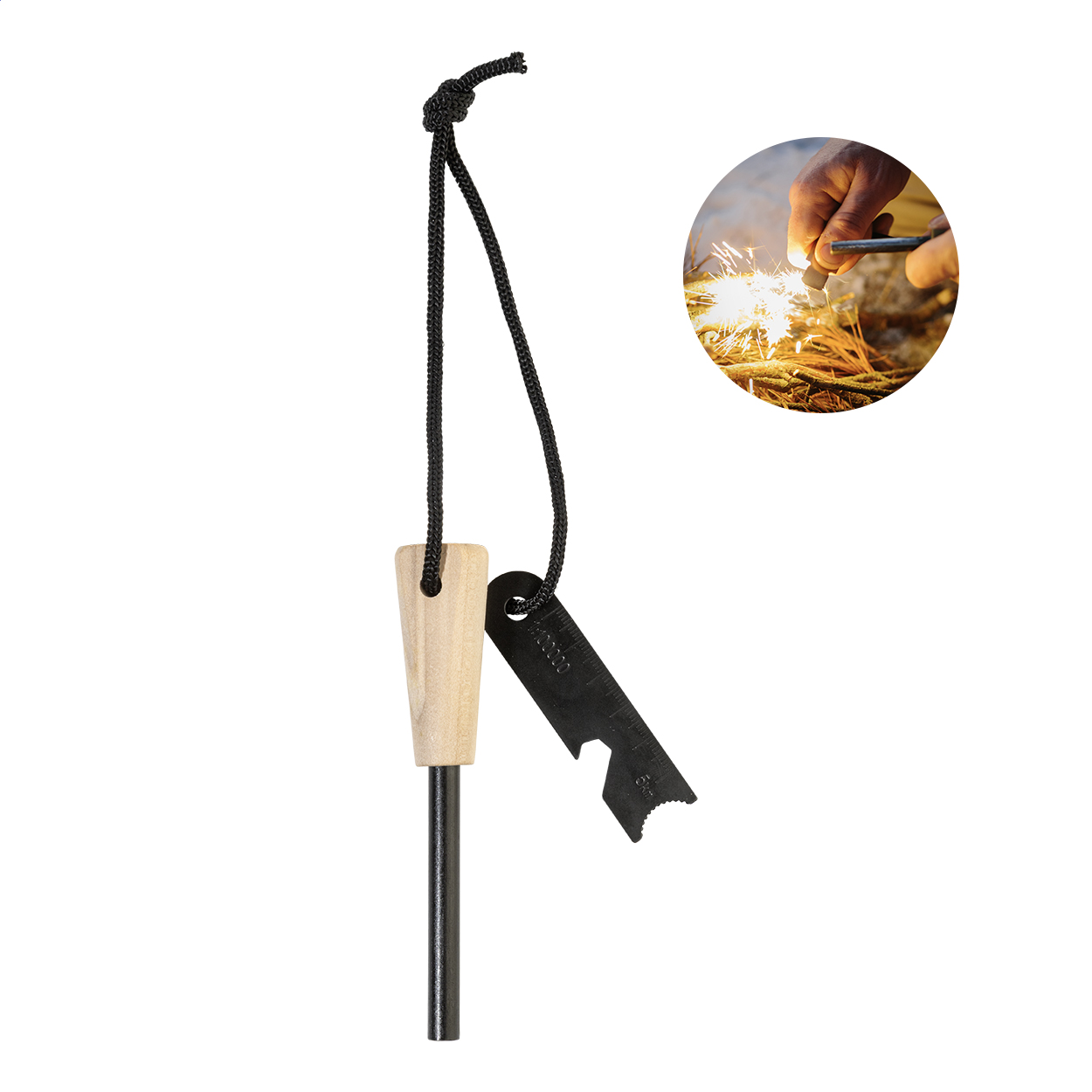 CampSpark podpalovač ohně  Stříbrná, Přírodní