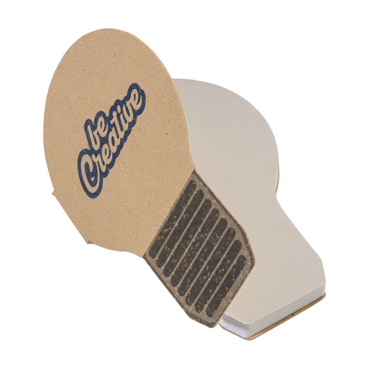 CreaStick Bulb Eco samolepicí blok na poznámky na zakázku Přírodní