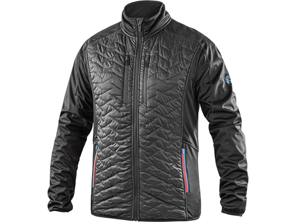 Pánská bunda Canis CXS LEONIS II - černá / hv modrá