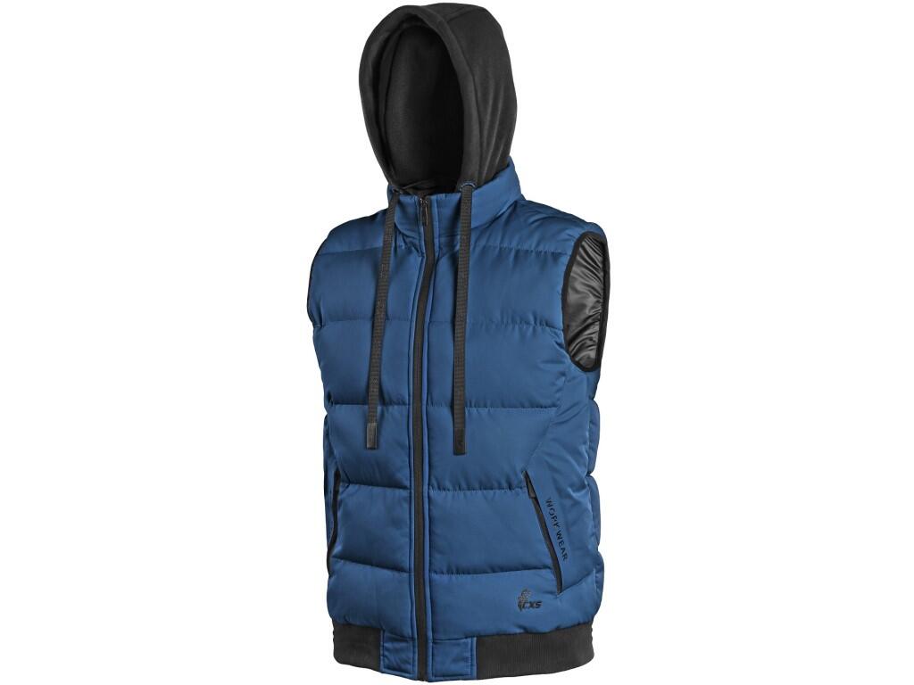 Pánská zimní vesta Canis CXS RENO - modrá tmavá