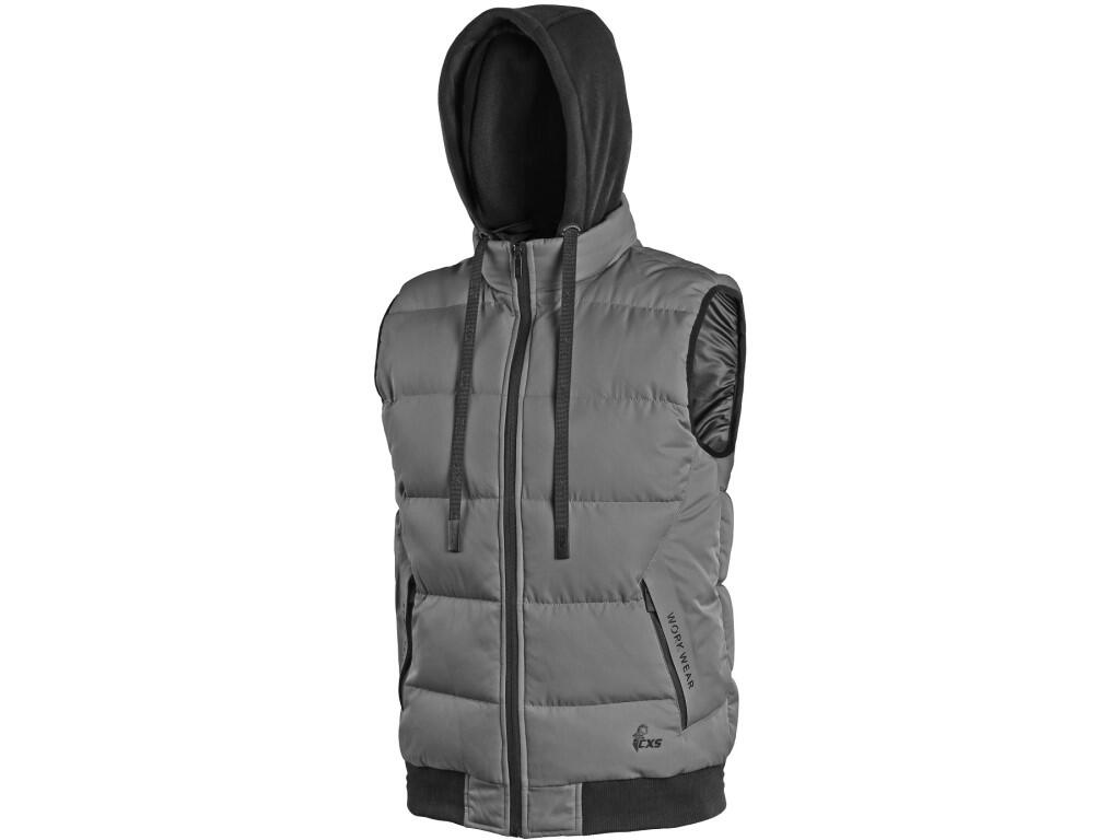 Pánská zimní vesta Canis CXS RENO - šedá