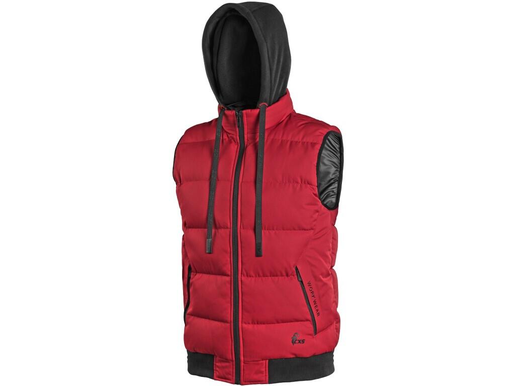 Dětská zimní vesta Canis CXS RENO - červená