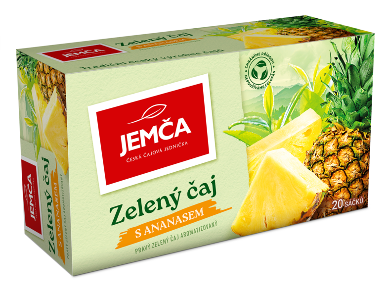Zelený čaj s ananasem, 20 x 1,5 g